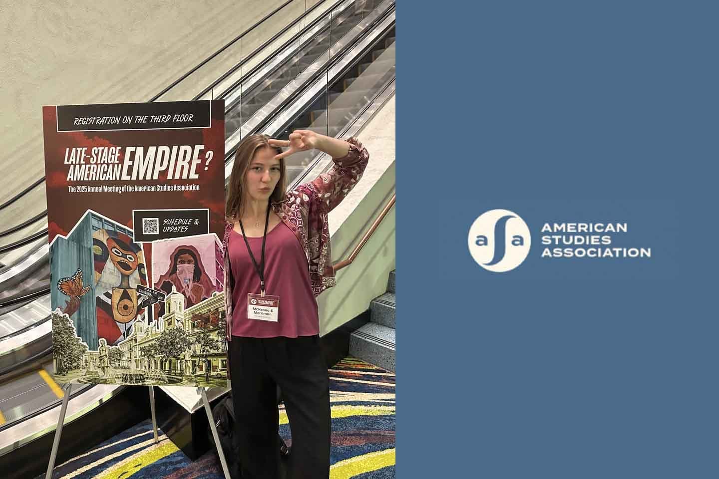 Lang Alum McKenna Merriman (BA Global Studies) Presented a Paper at the American Studies Association Conference in Puerto Rico