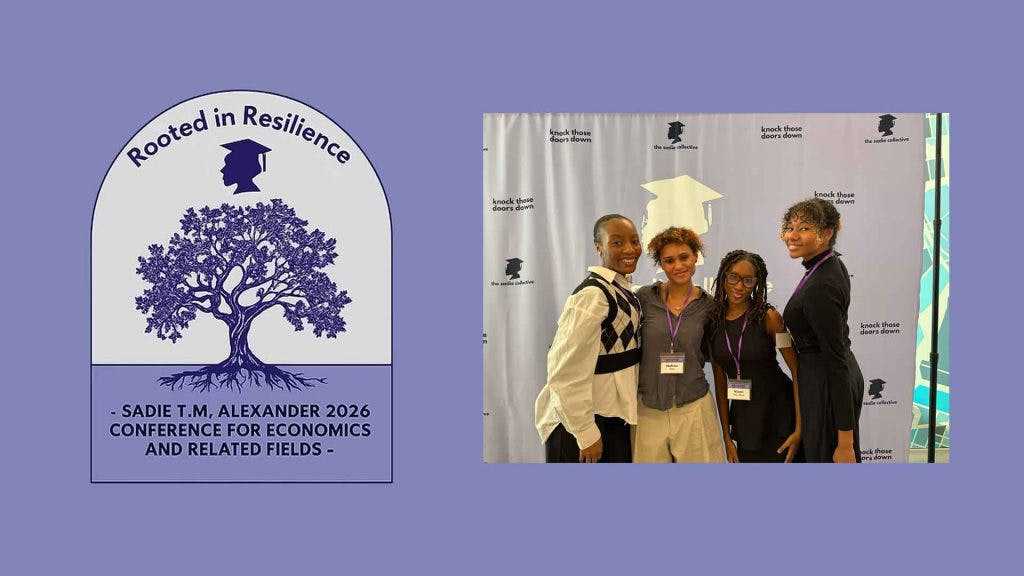 Eunice Kapinga Ntumba Ngoy (BA Economics '28, Minor Fashion Business) Attended the Sadie Alexander Conference