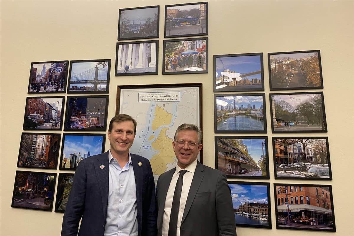 President Towers Meets The New School's Rep. Dan Goldman in Washington, DC