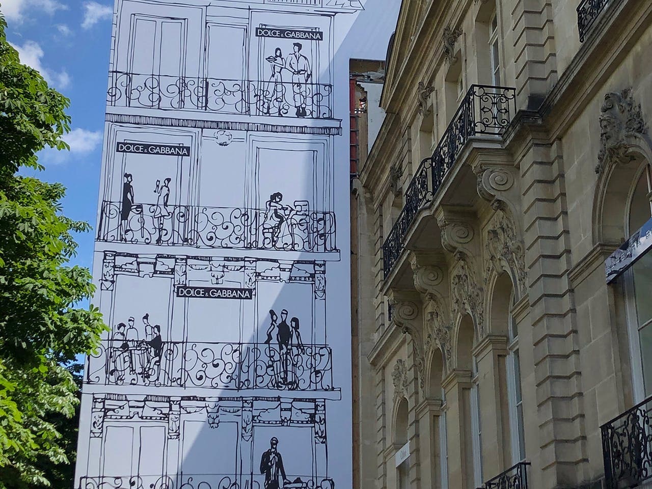 Dolce & Gabbana x Chesfield Ltd.: Creating an Artful Facade