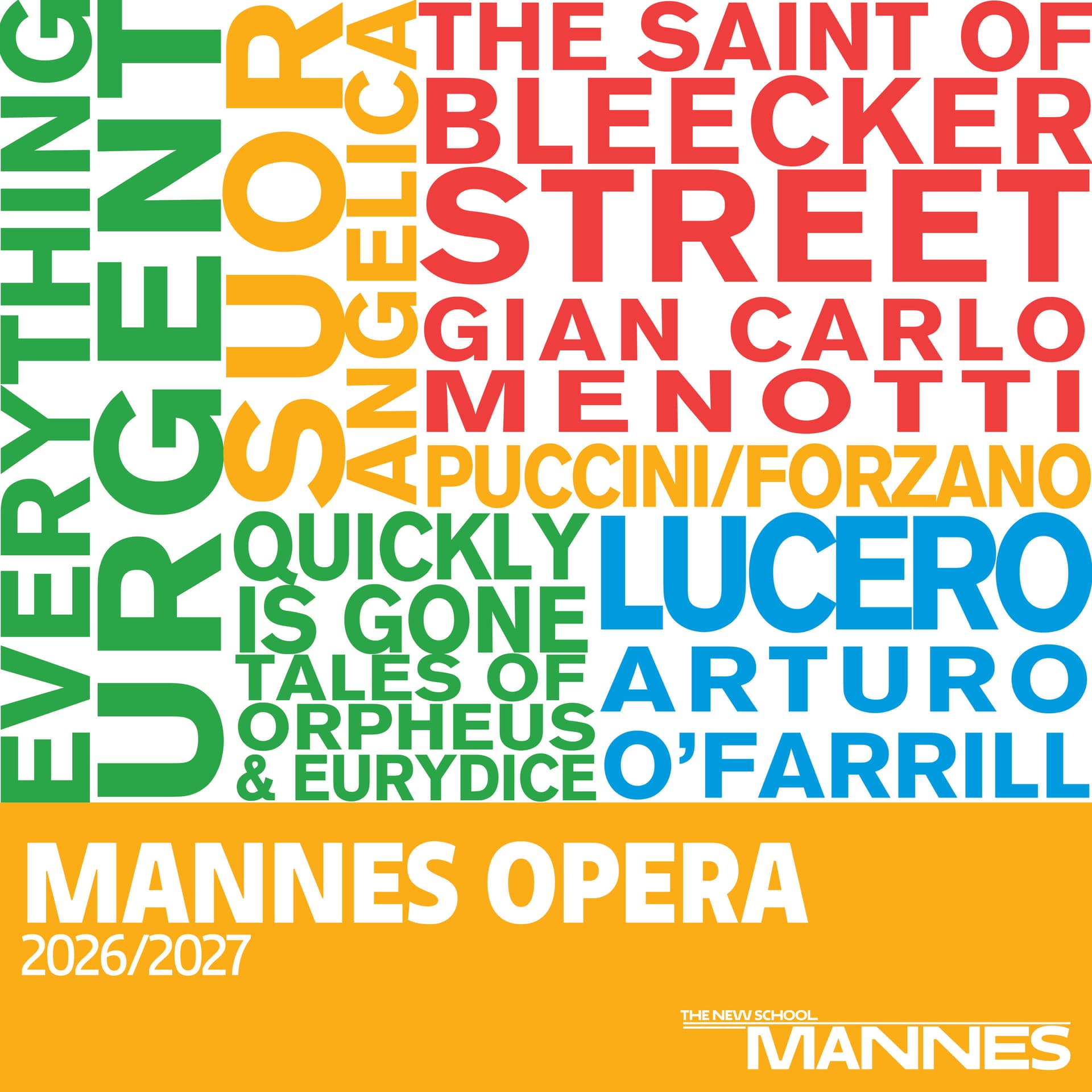 Mannes Opera presents Suor Angelica