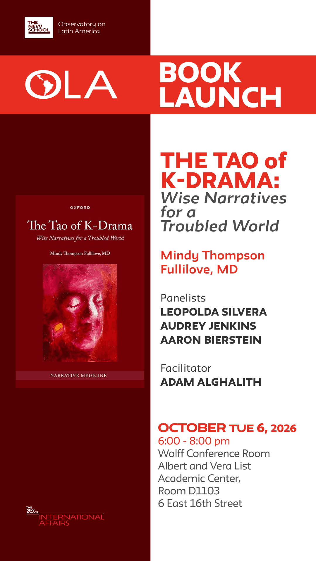 The Tao of K-drama: Reading and Panel Reflections